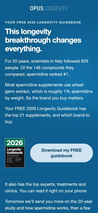 Top of SIXYEARS email 1, spmd-99-six-more-years-v3 on a phone. Tap to see all of it.